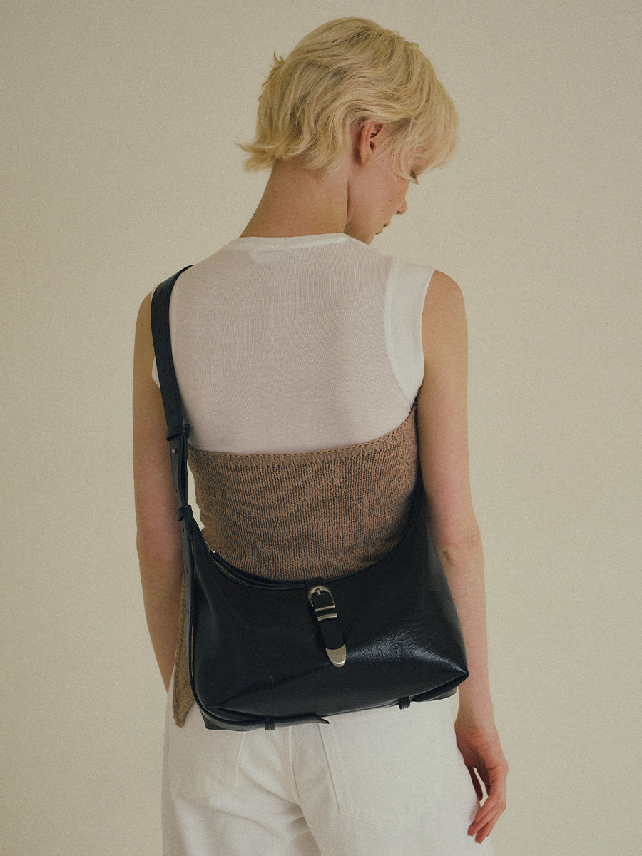 Mica Pin-Buckle Utility Lunch Bag - Black