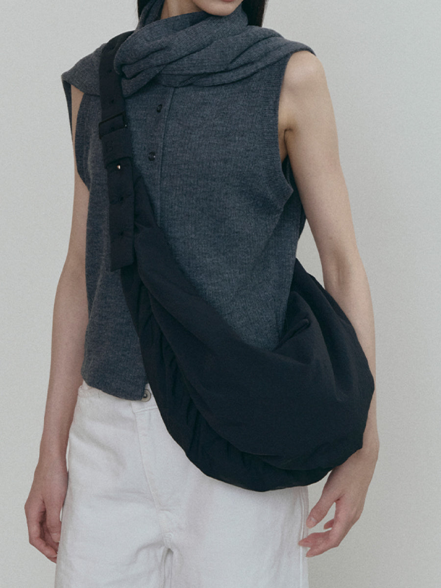 Zip Soft Puffy Crossbody Bag