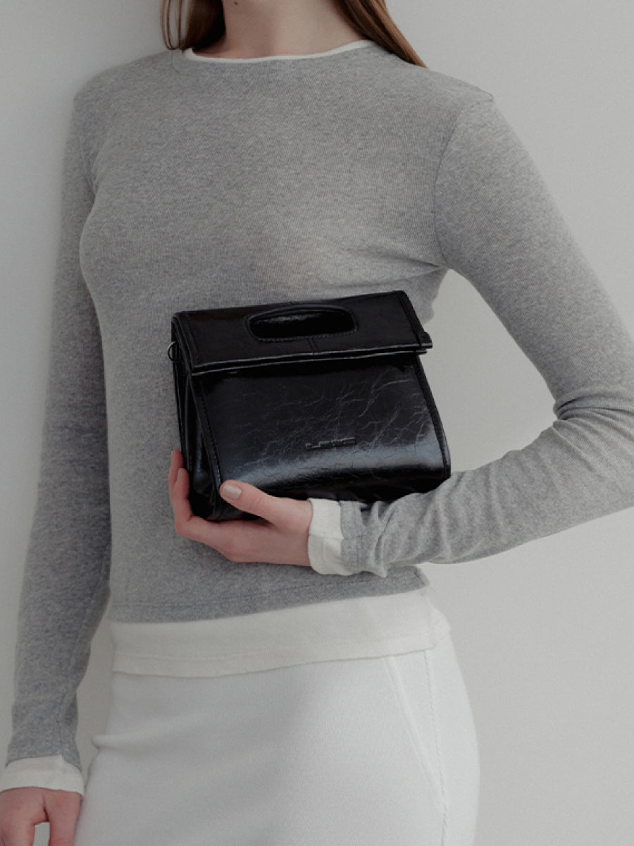 Freda Fold-Over 2-Way Tote Bag