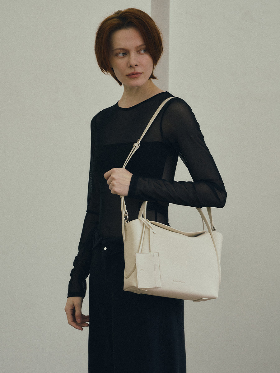 Kim Dual Style Handbag - Off White