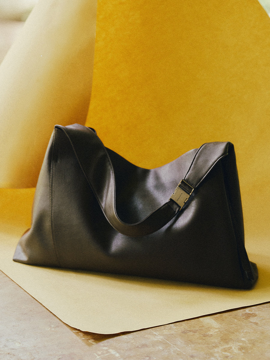Moxi Convertible Hobo Bag - Chocolate brown