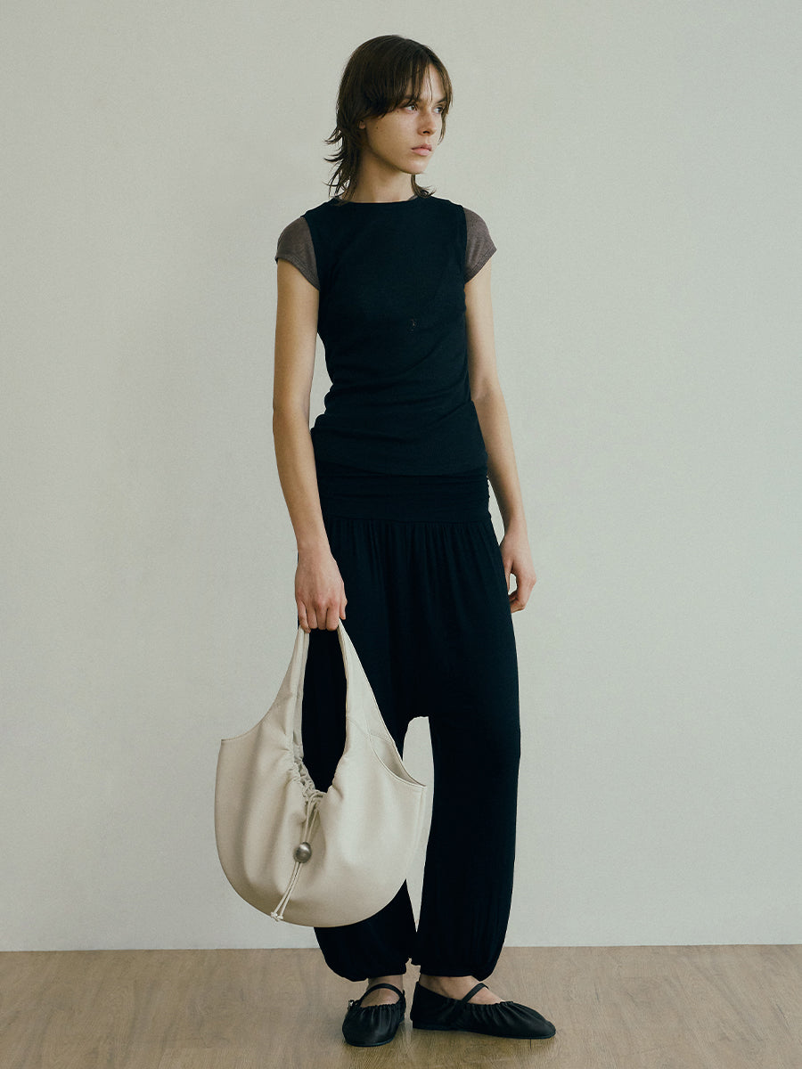 Cloud Hobo Shoulder Bag - White