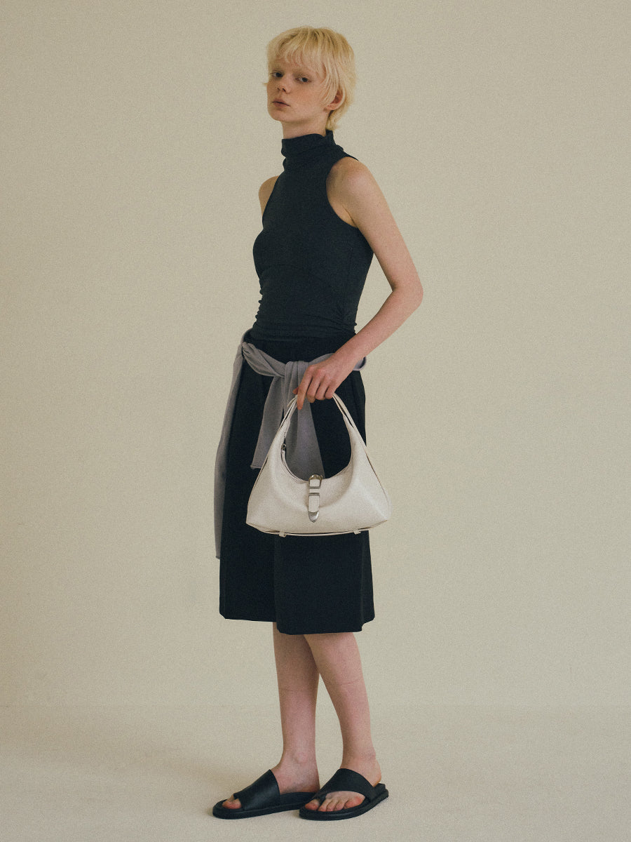 Mica Pin-Buckle Utility Lunch Bag - White
