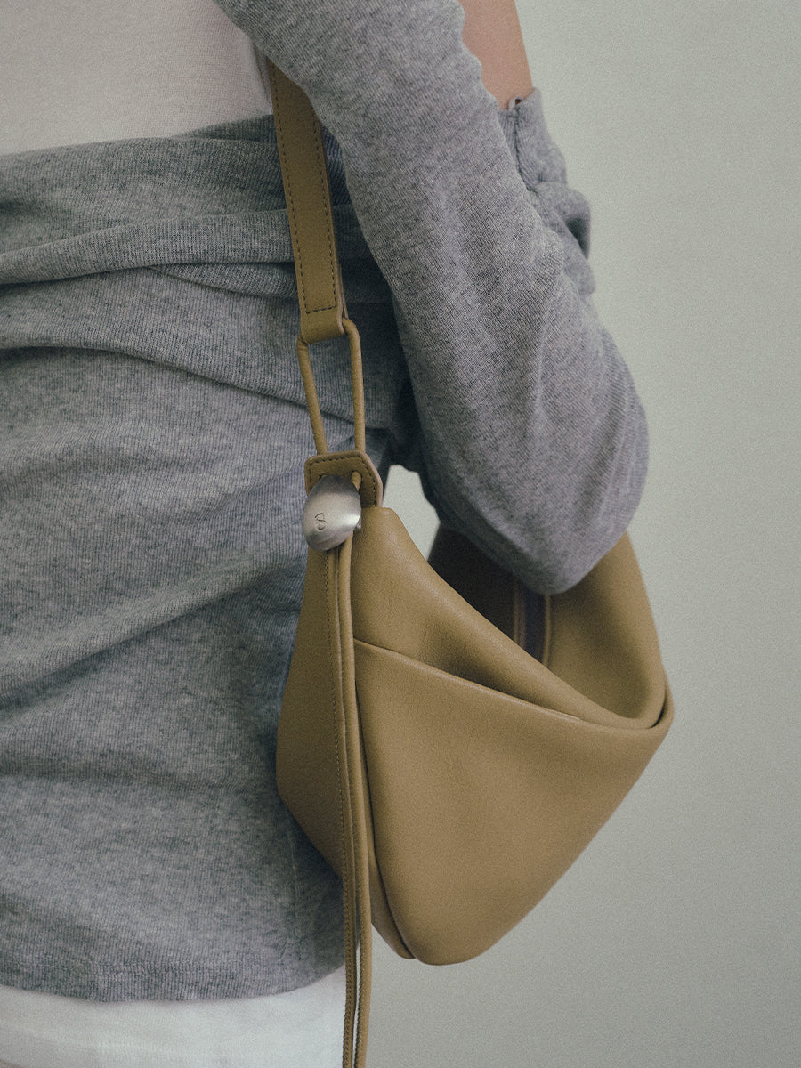 Note1 Crescent Crossbody Bag - Cassava Yellow