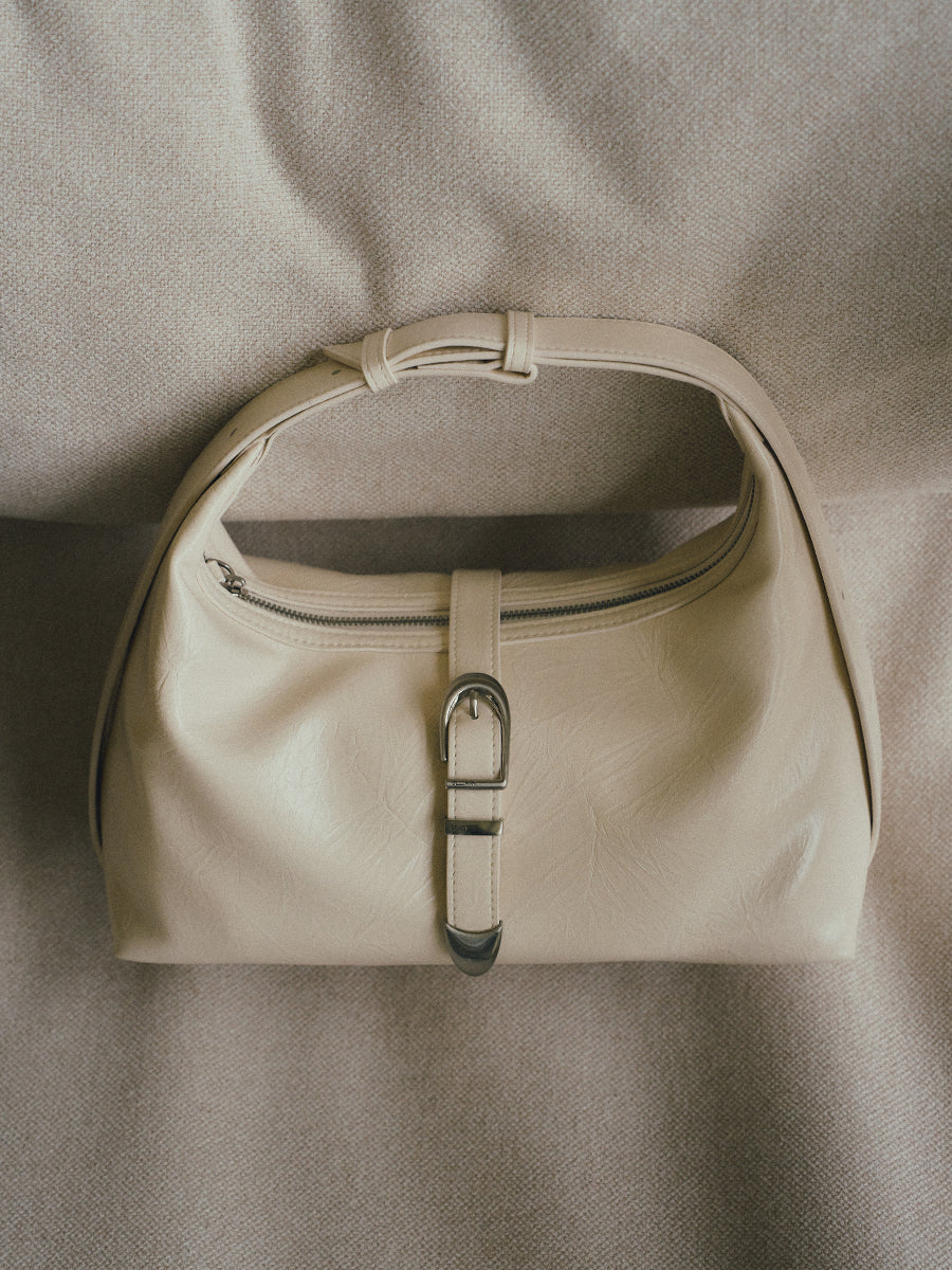 Mica Pin-Buckle Utility Lunch Bag - White