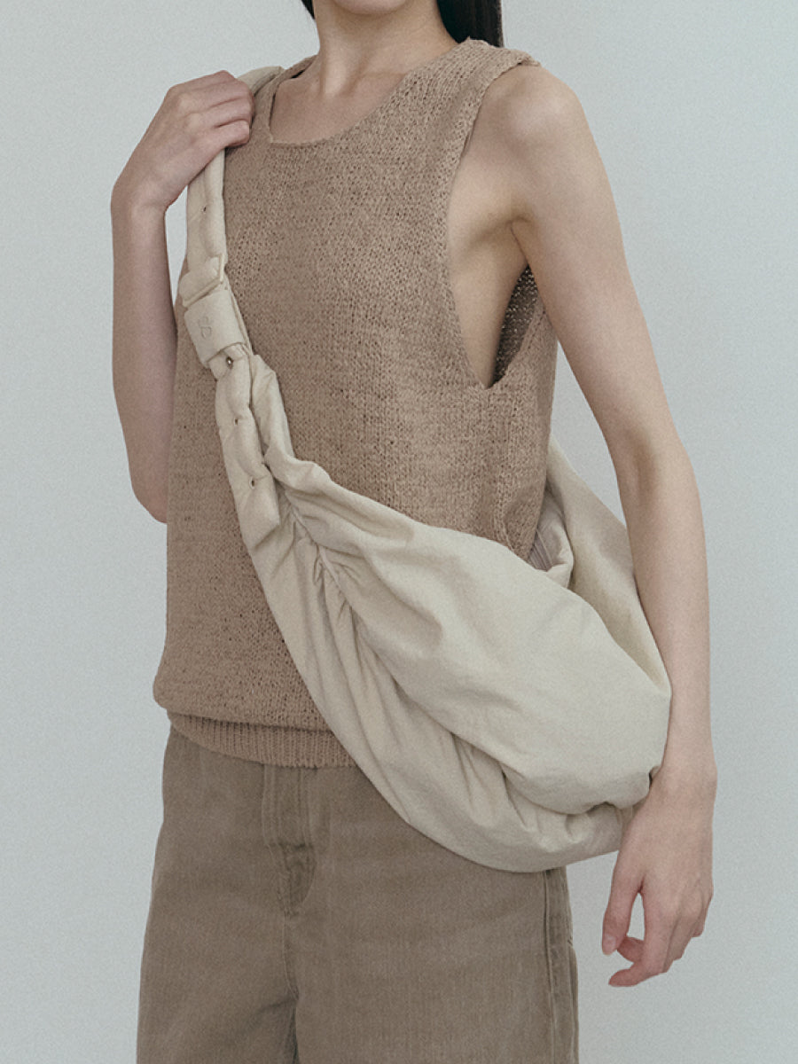 Zip Soft Puffy Crossbody Bag