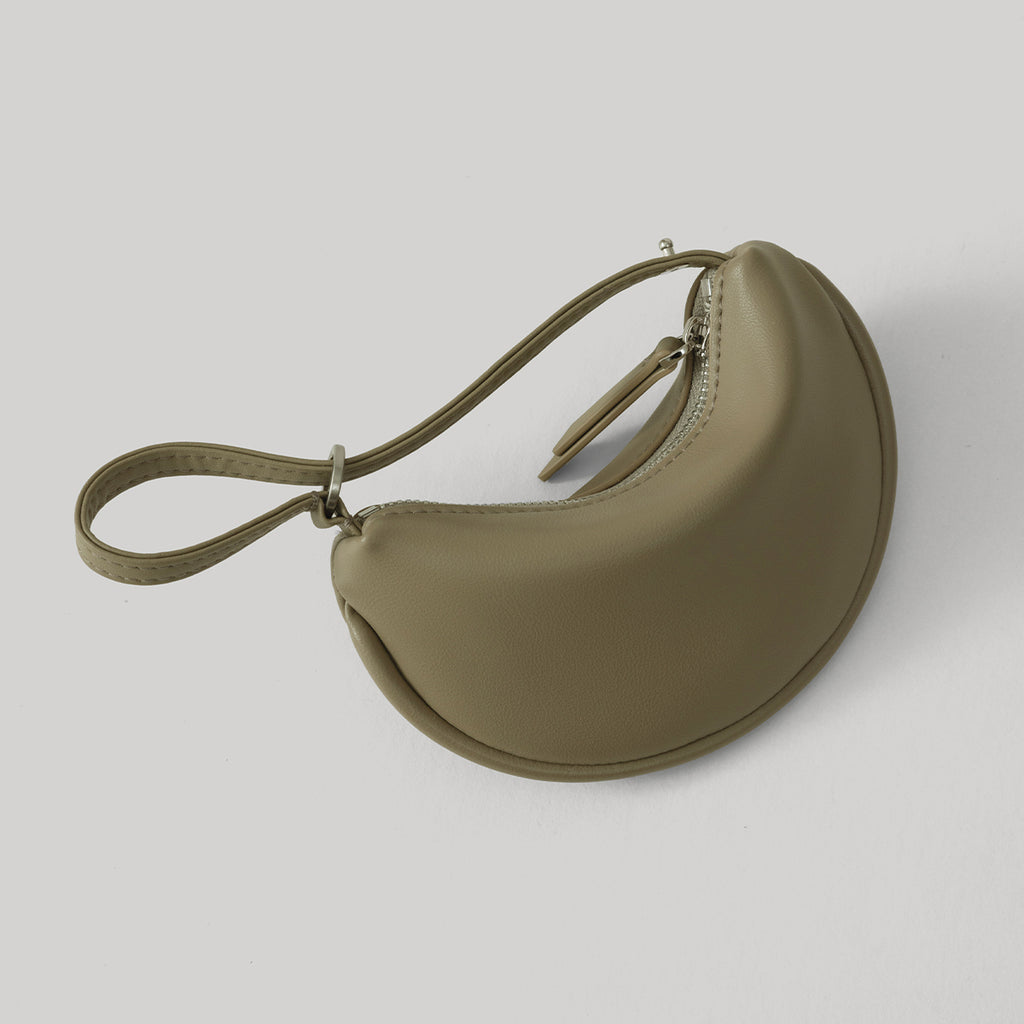 Mini Leather Fortune Cookie Bag