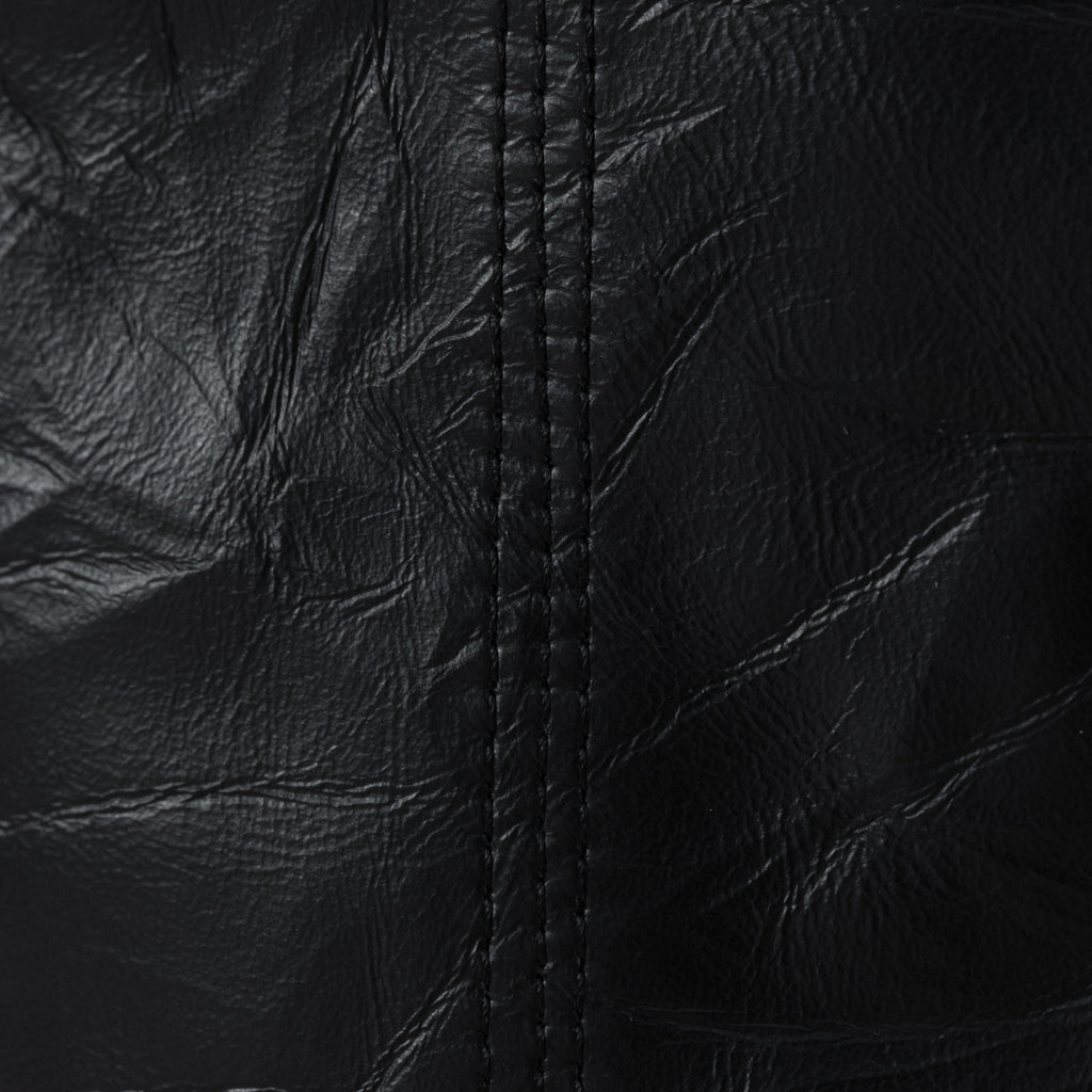 Gaby Ruched Leather Tote Bag