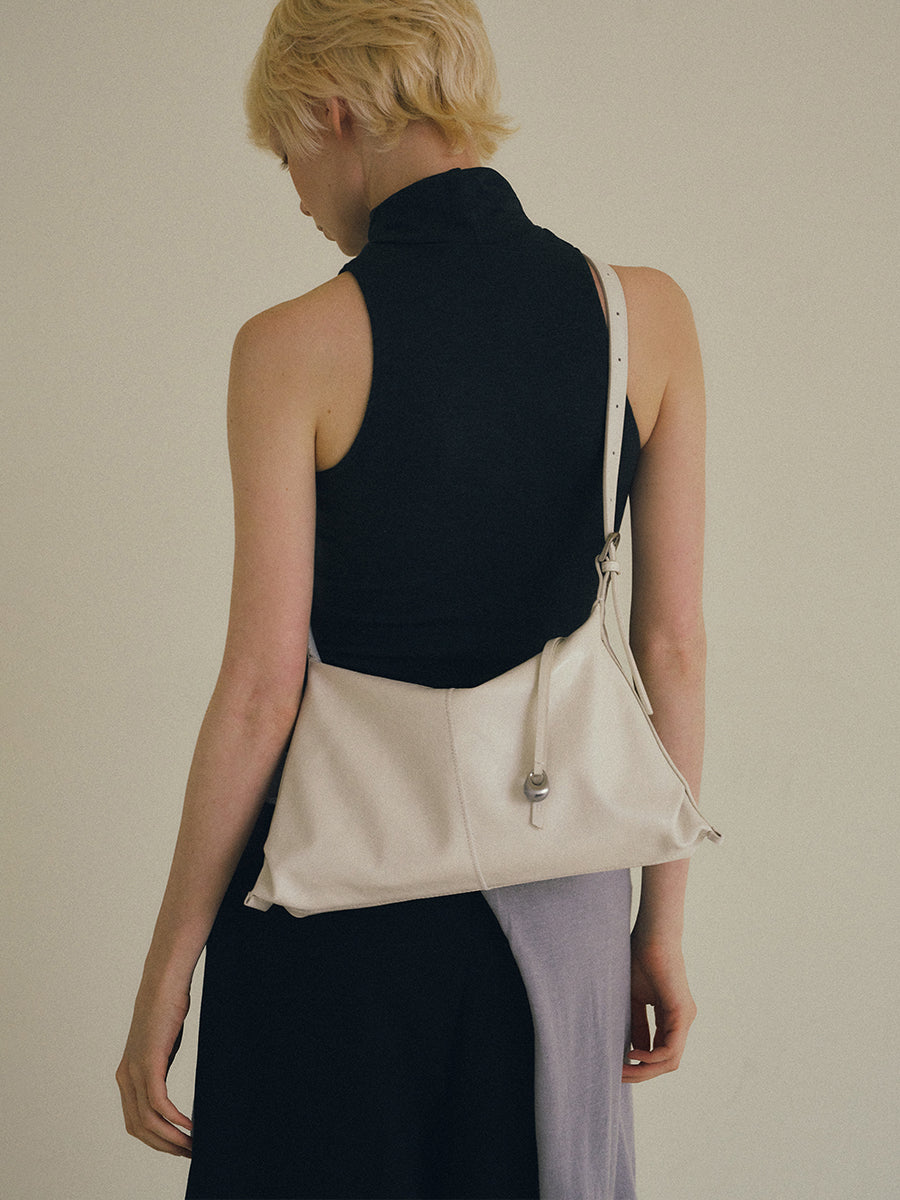 Taz Soft Shoulder Bag - Ivory