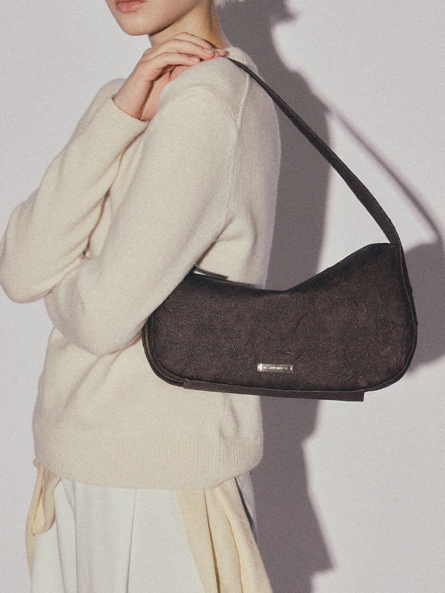 Mist Pleated Shoulder Bag