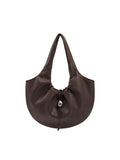 Cloud Hobo Shoulder Bag - Dark brown