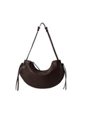 Dudo Knotted Leather Crescent Bag