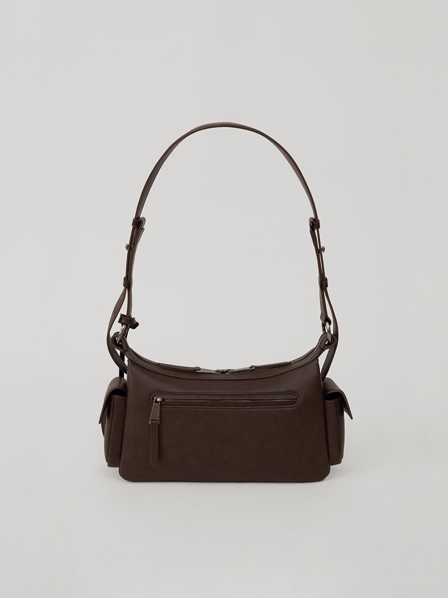 Ava Leather Pocket Crossbody Bag