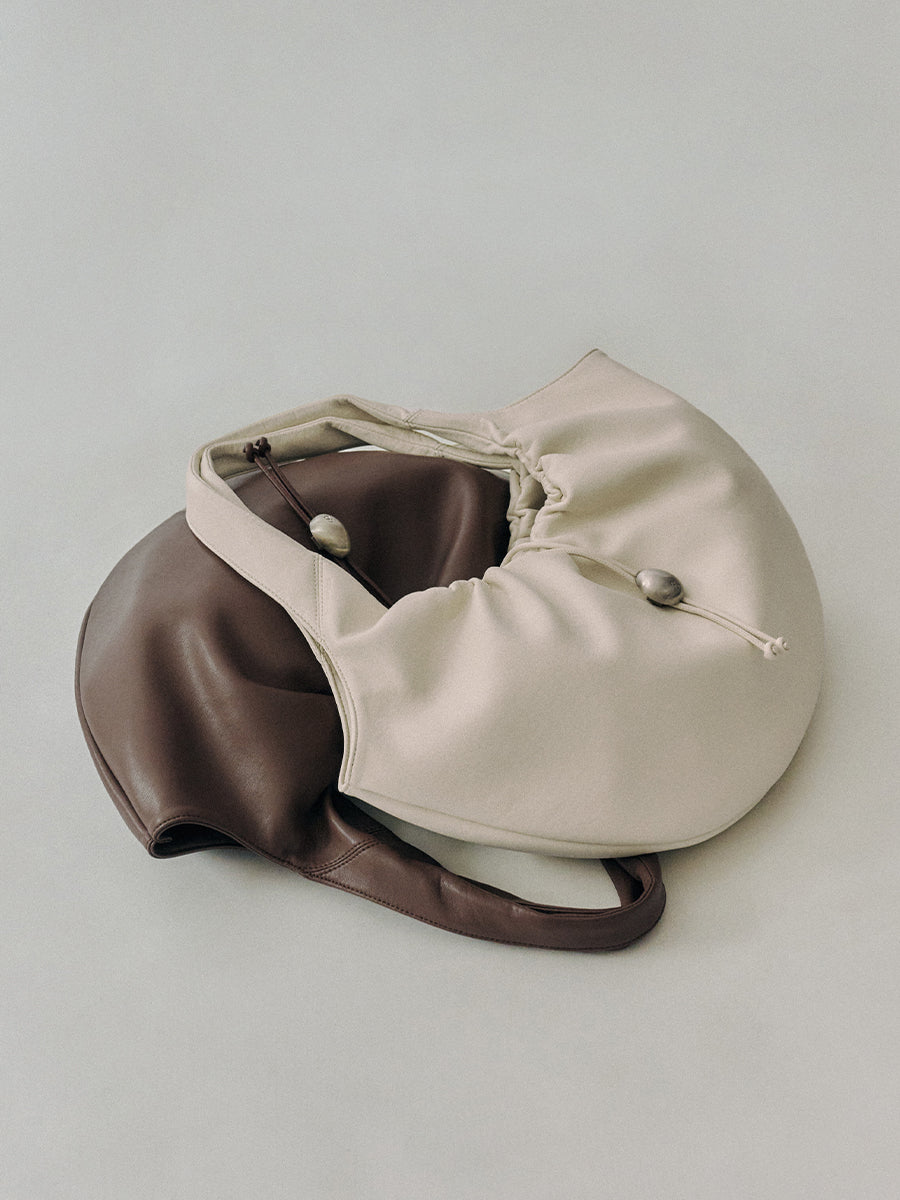 Cloud Hobo Shoulder Bag - Dark brown