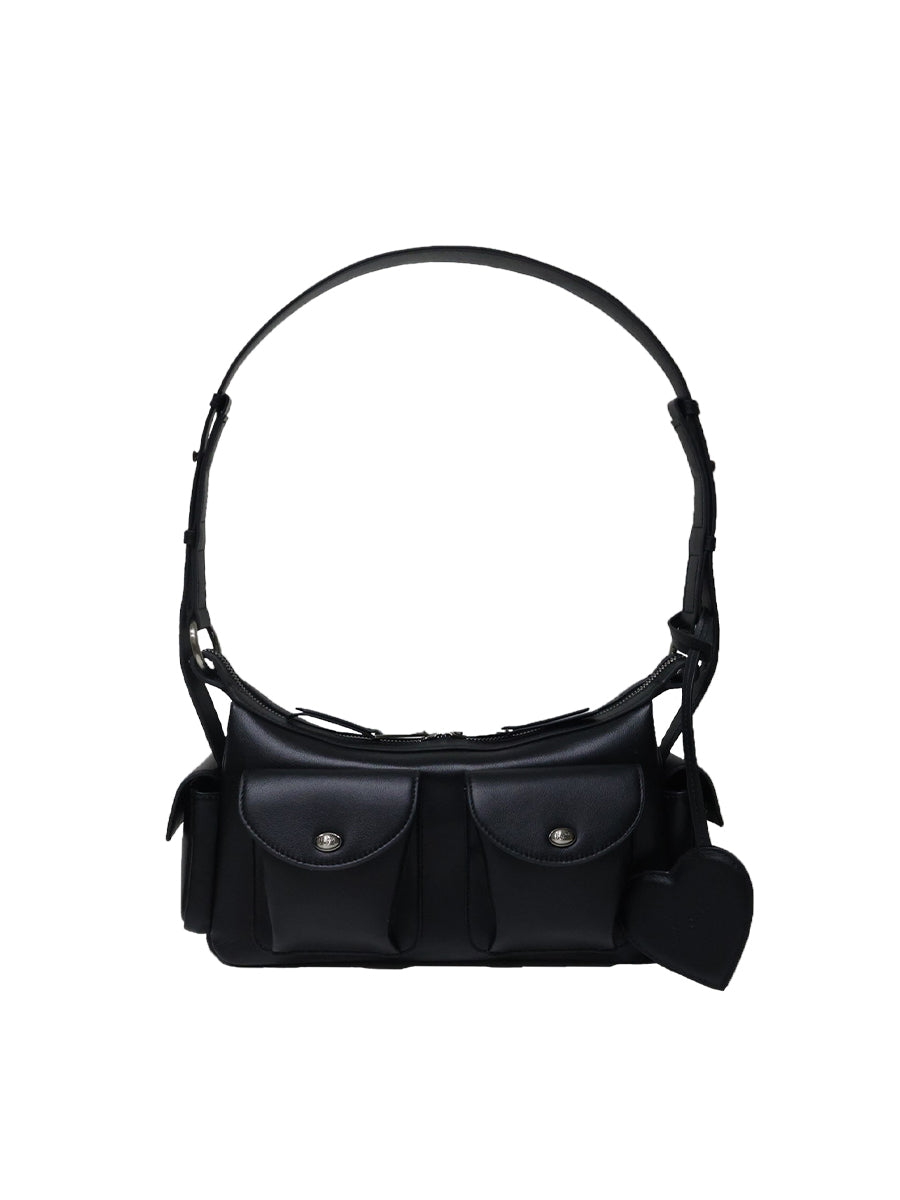 Ava Leather Pocket Crossbody Bag