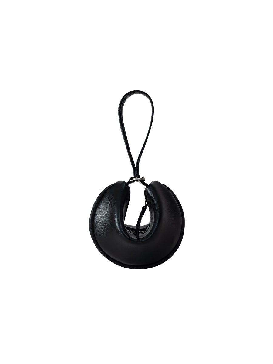 Mini Leather Fortune Cookie Bag