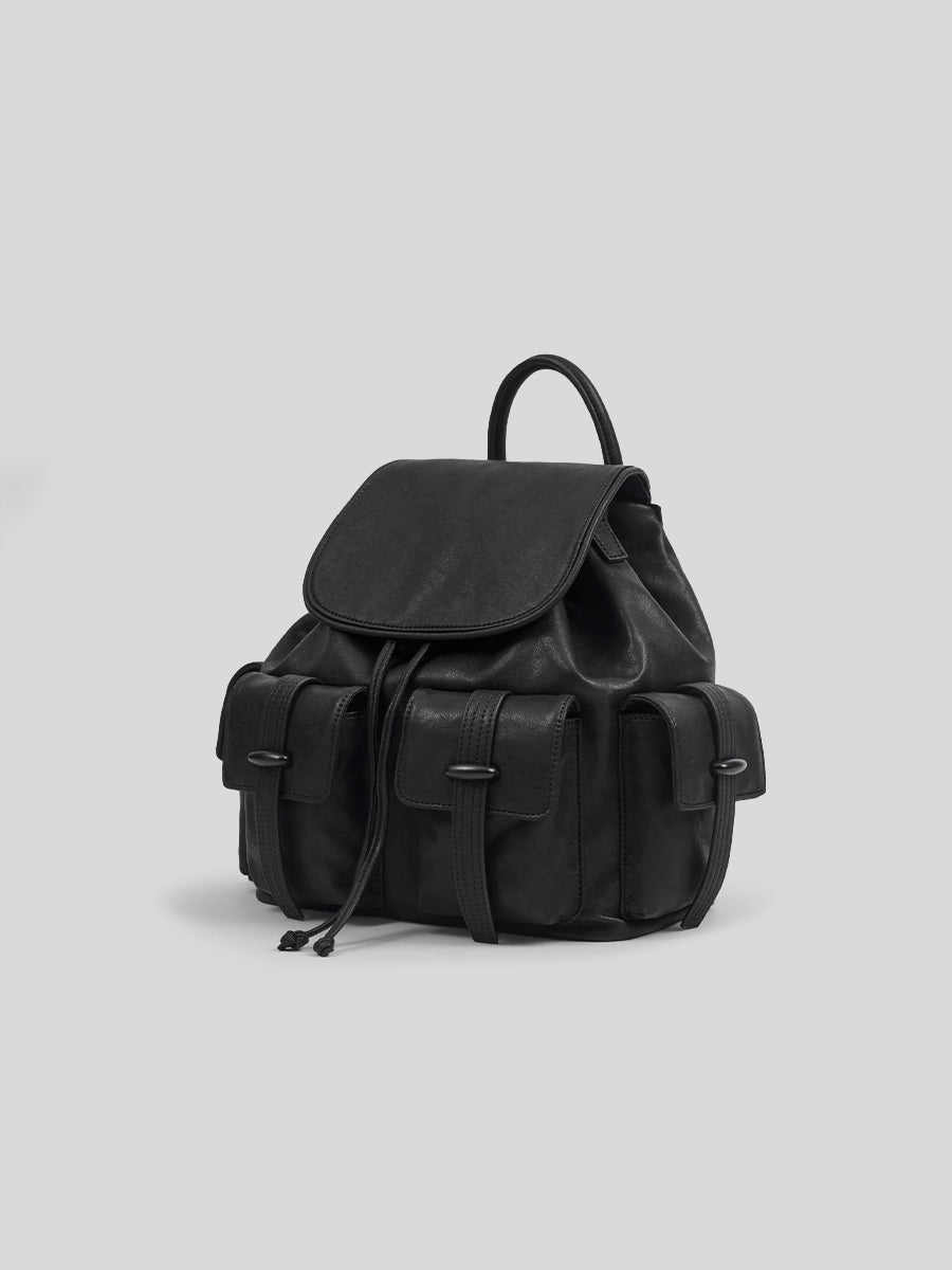 Bette Two-Way Backpack - Black