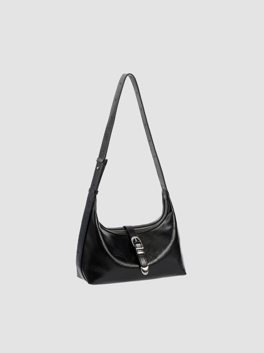 Mica Pin-Buckle Utility Lunch Bag - Black