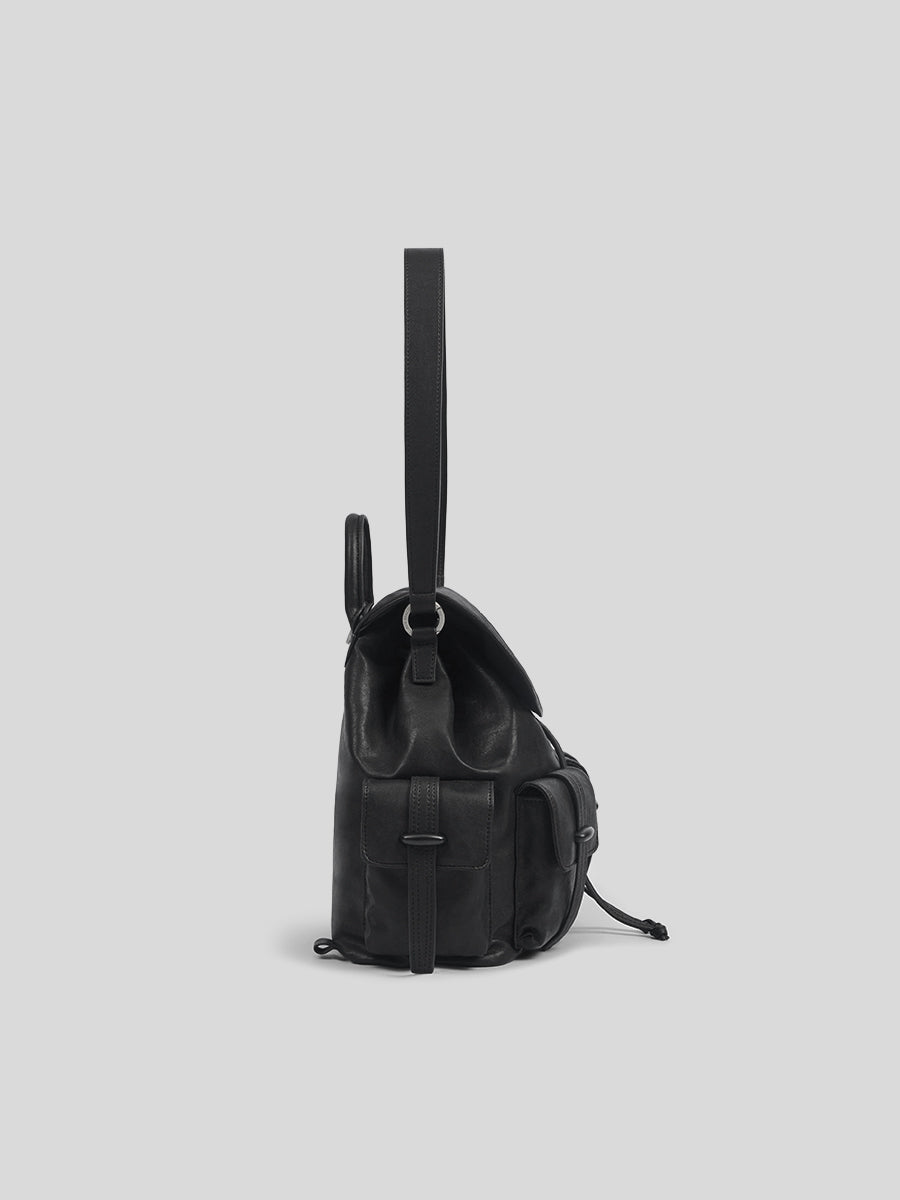 Bette Two-Way Backpack - Black
