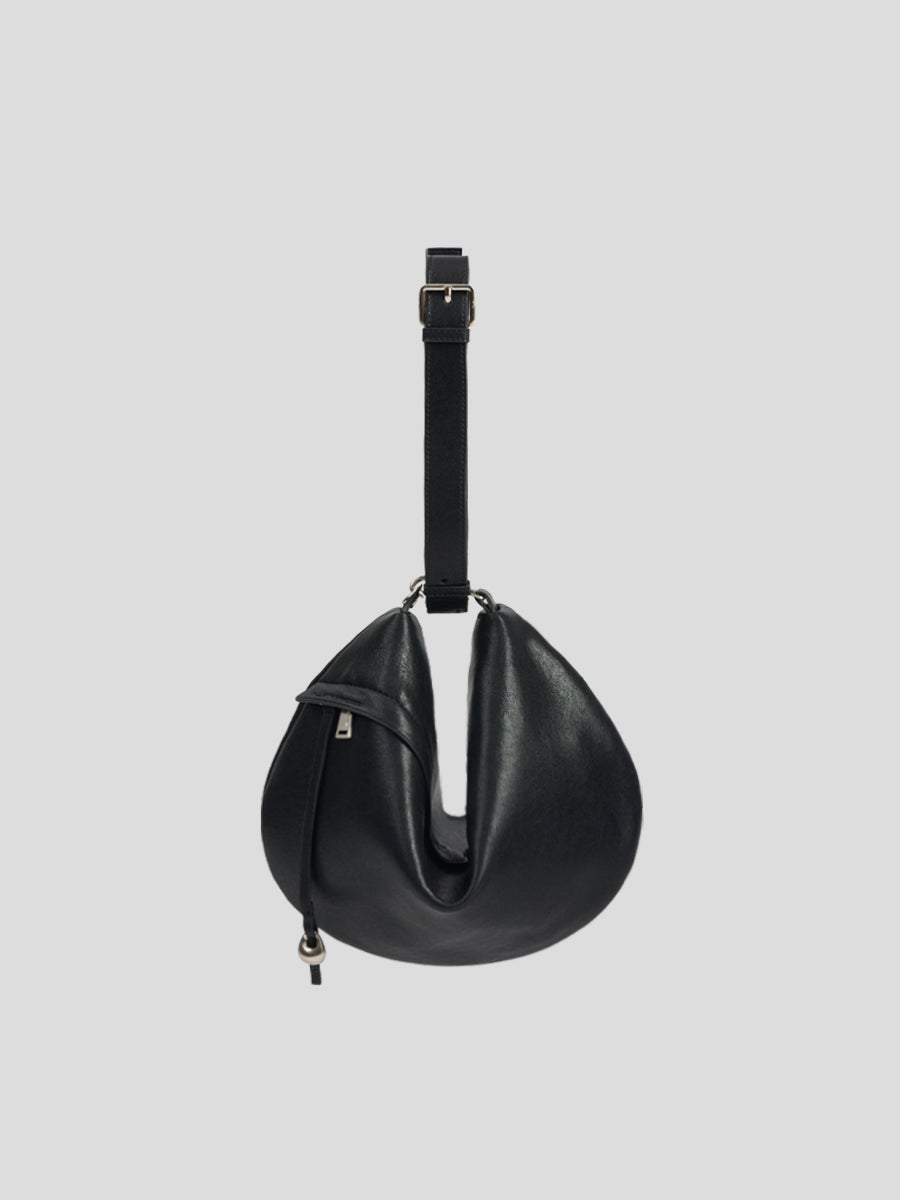 Blank Fortune Cookie Two-Way Bag - Black