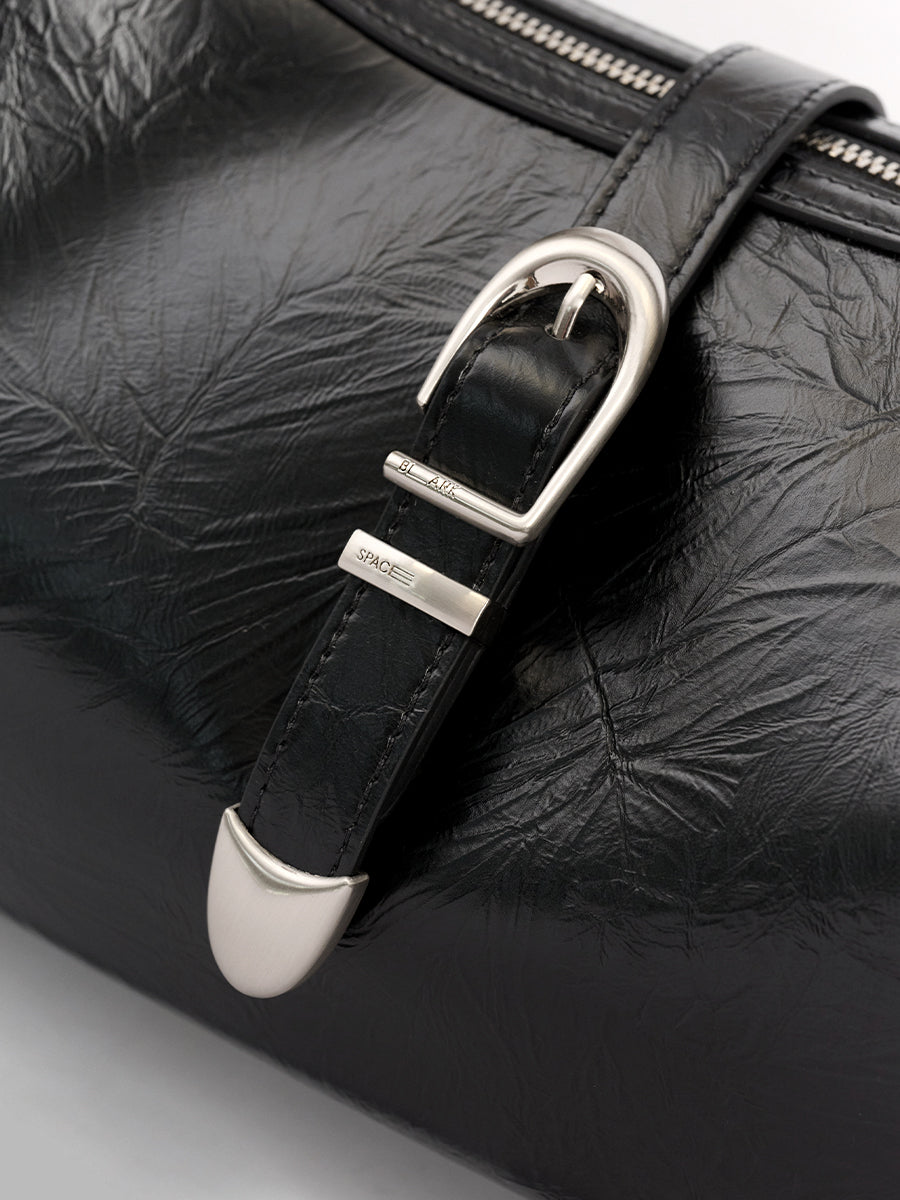Mica Pin-Buckle Utility Lunch Bag - Black