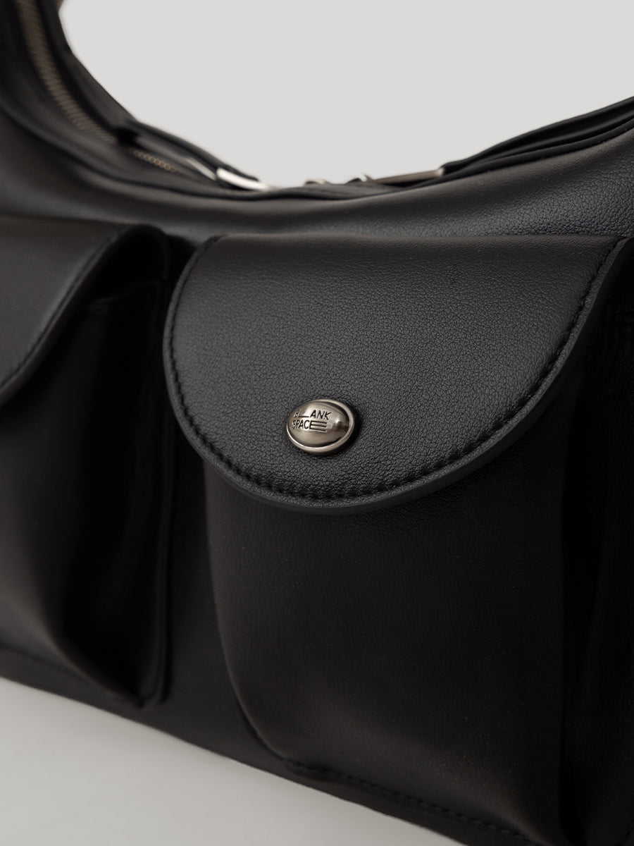 Ava Leather Pocket Crossbody Bag