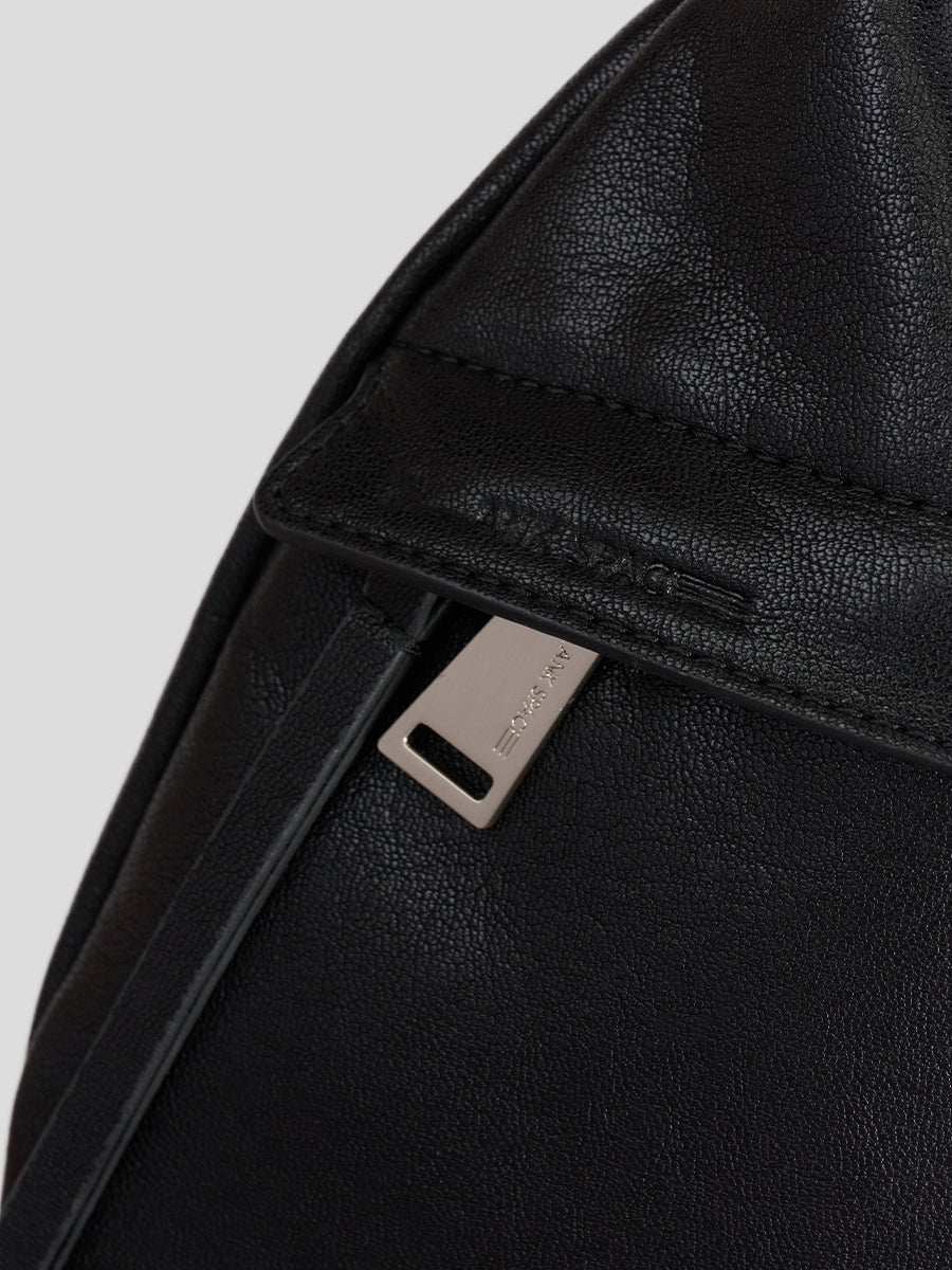 Blank Fortune Cookie Two-Way Bag - Black