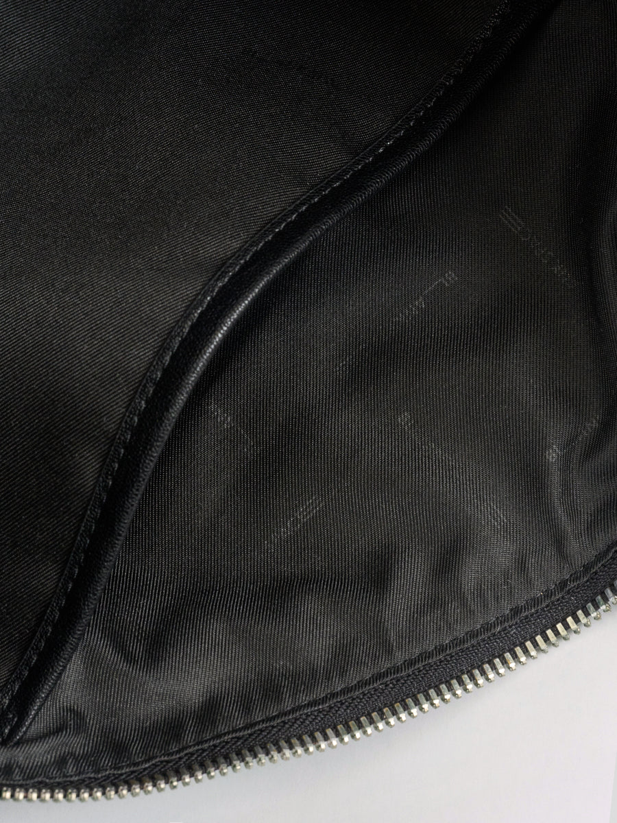 Blank Fortune Cookie Two-Way Bag - Black