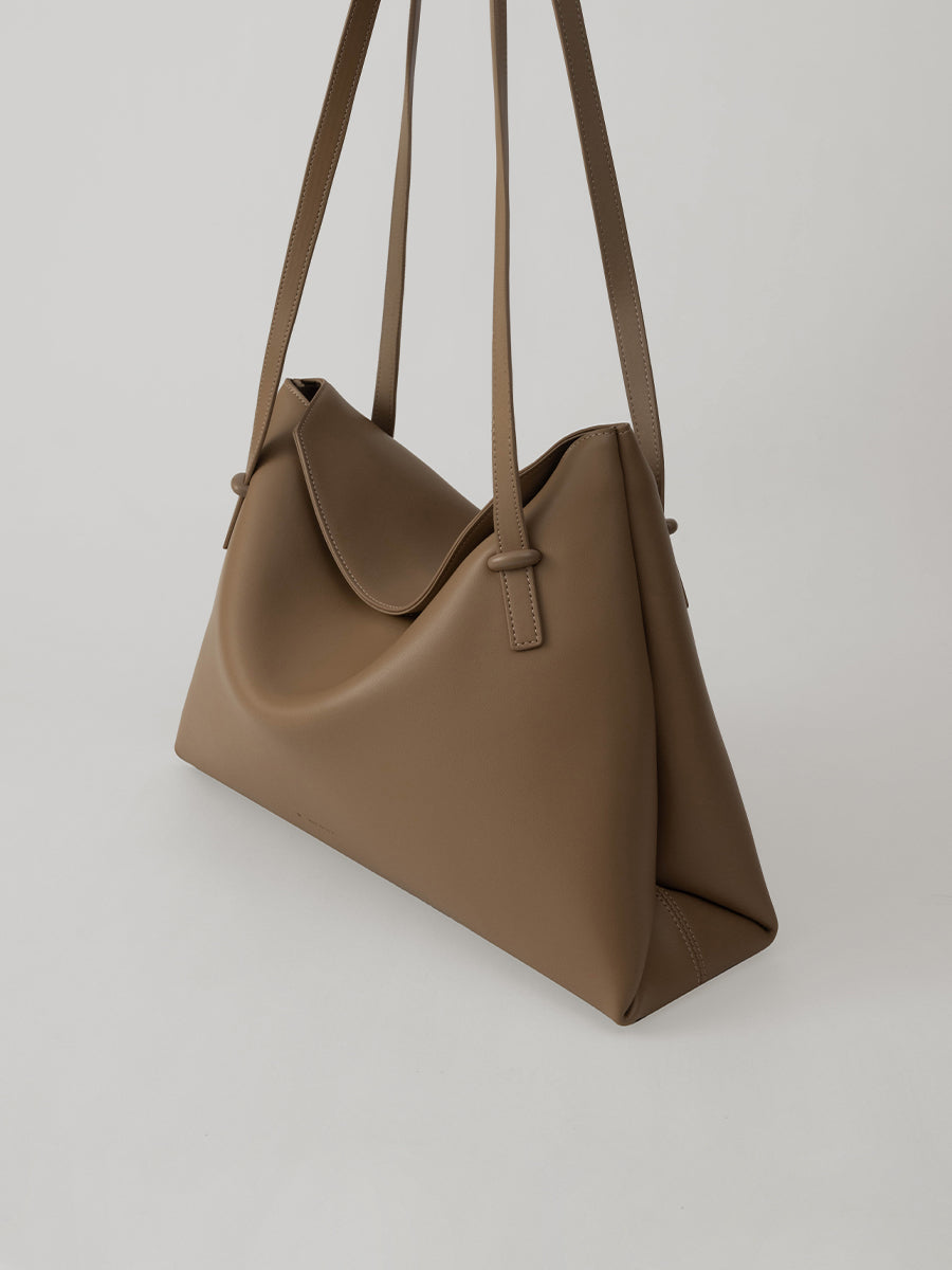 Flip Genuine Leather Flap Soft Square Bag – Large