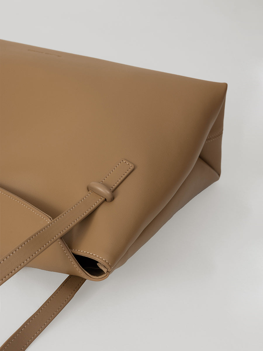 Flip Genuine Leather Flap Soft Square Bag – Large