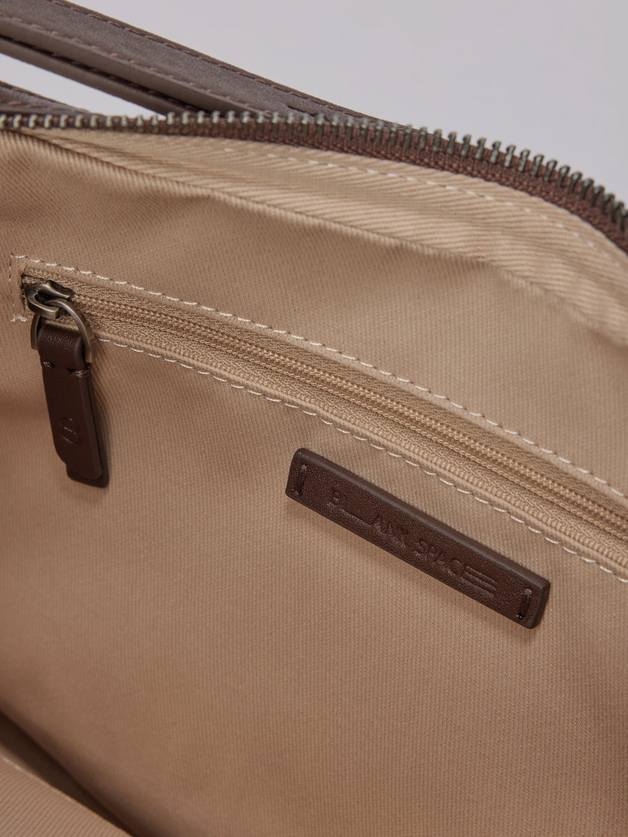 Dudo Knotted Leather Crescent Bag