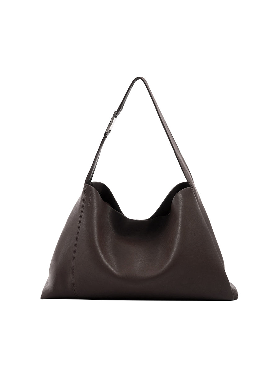 Moxi Convertible Hobo Bag - Chocolate brown