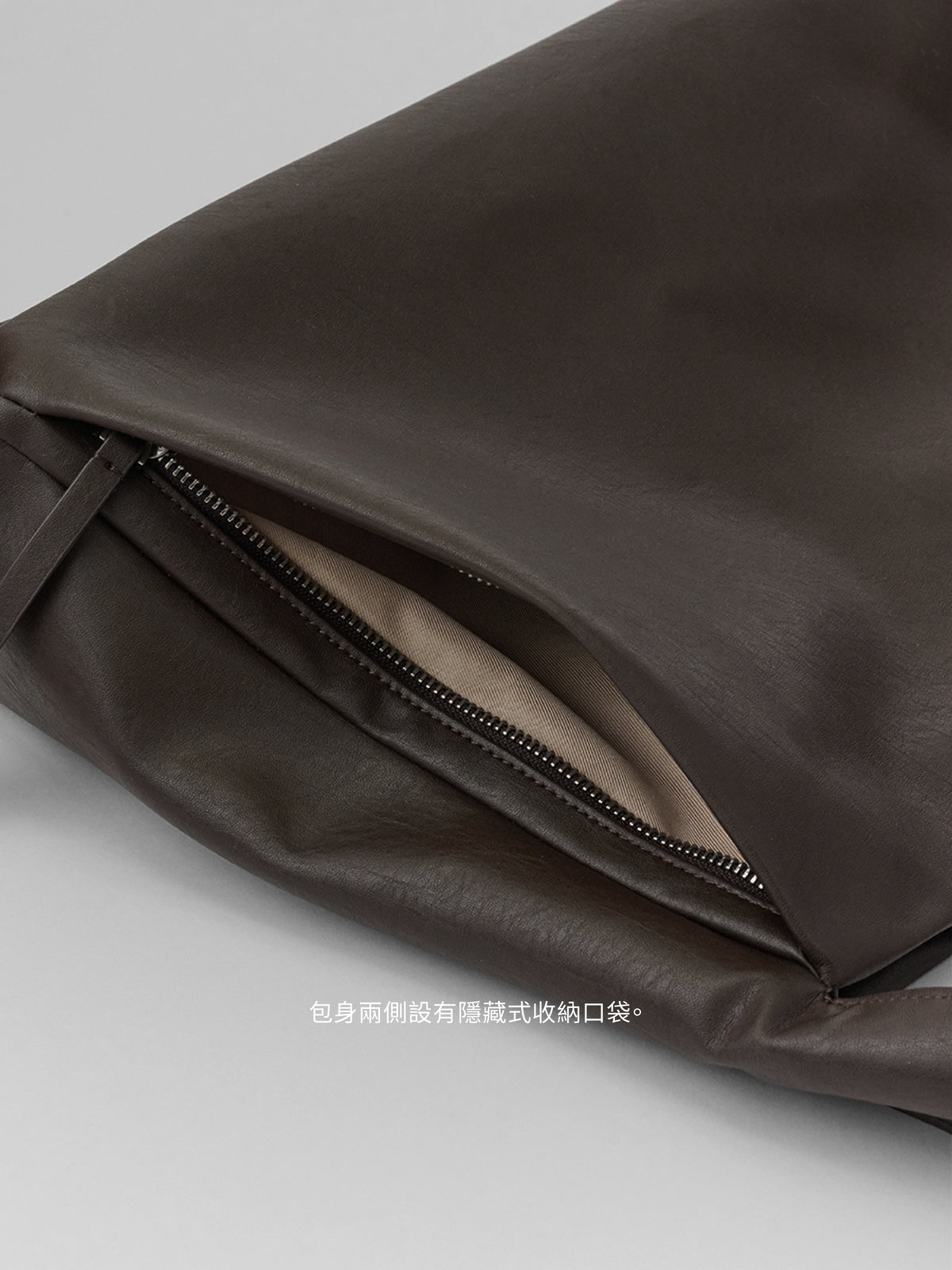 Moxi Convertible Hobo Bag - Chocolate brown