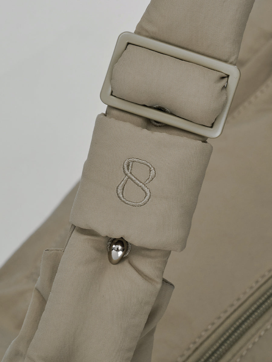 Zip Soft Puffy Crossbody Bag