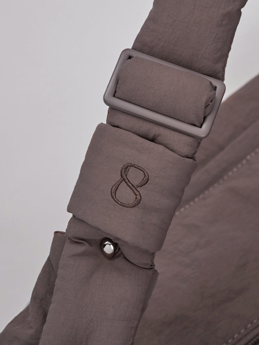 Zip Soft Puffy Crossbody Bag