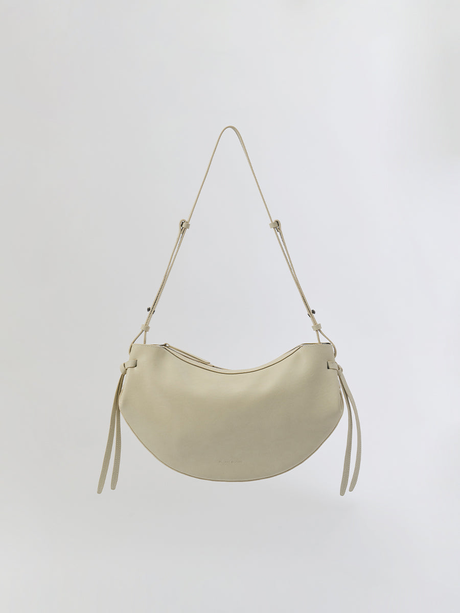 Dudo Knotted Leather Crescent Bag