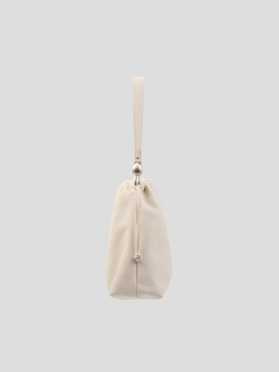 Note3 Cloud Drawstring 2 Way Bag - Off White