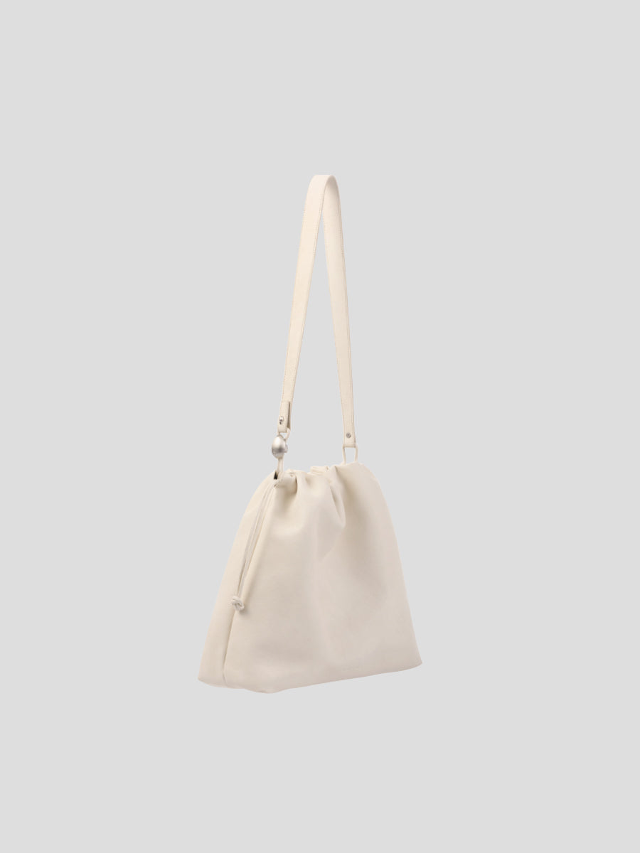 Note3 Cloud Drawstring 2 Way Bag - Off White
