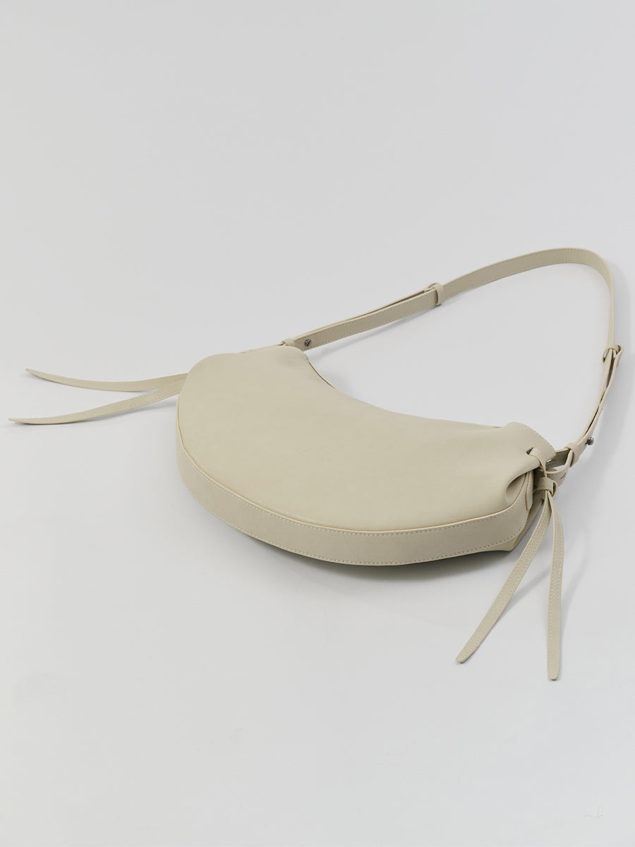 Dudo Knotted Leather Crescent Bag