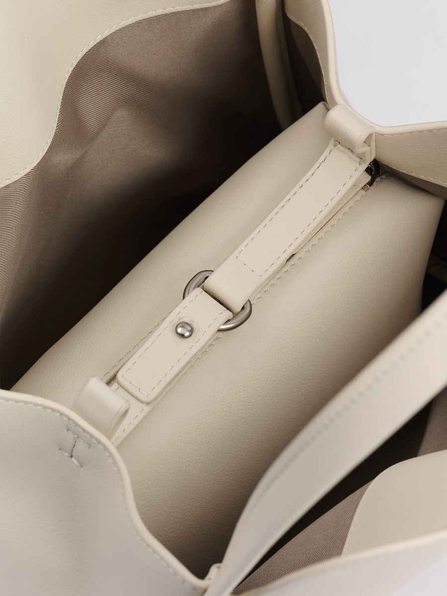 Kim Dual Style Handbag - Off White