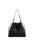 Note3 Cloud Drawstring 2 Way Bag - Black