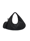 Abby Pleated Hobo Bag - Black