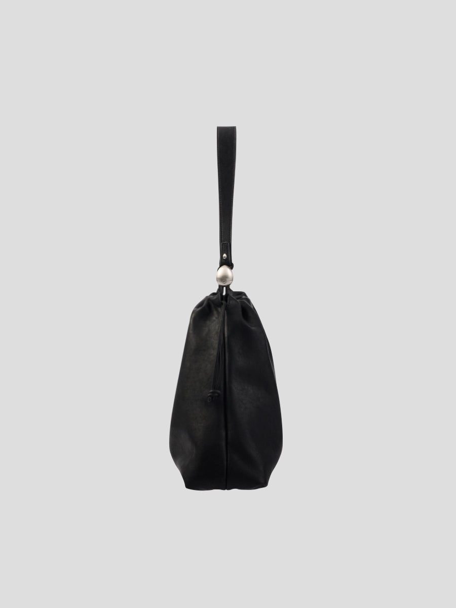 Note3 Cloud Drawstring 2 Way Bag - Black