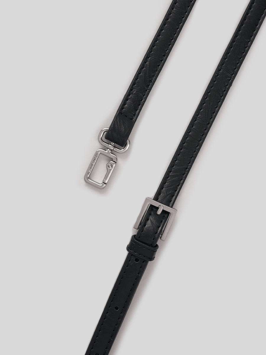 BLANK Ruffled Top-Handle Bag