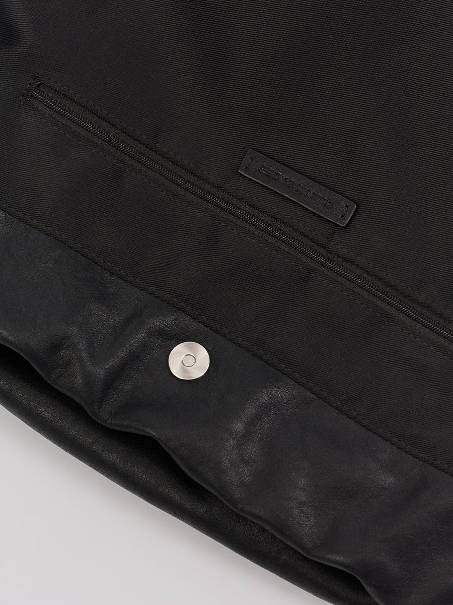 Note3 Cloud Drawstring 2 Way Bag - Black