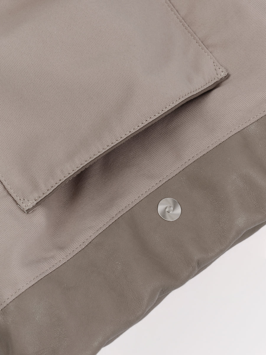 Note3 Cloud Drawstring 2 Way Bag - Clay Gray