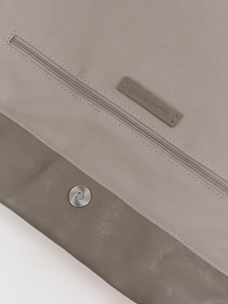 Note3 Cloud Drawstring 2 Way Bag - Clay Gray
