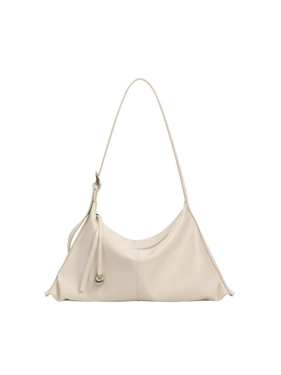 Taz Soft Shoulder Bag - Ivory