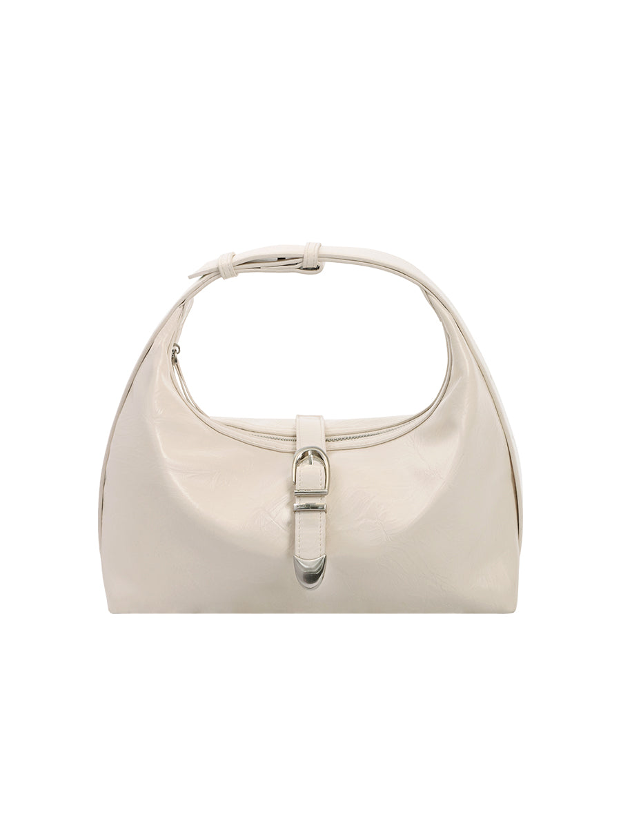 Mica Pin-Buckle Utility Lunch Bag - White