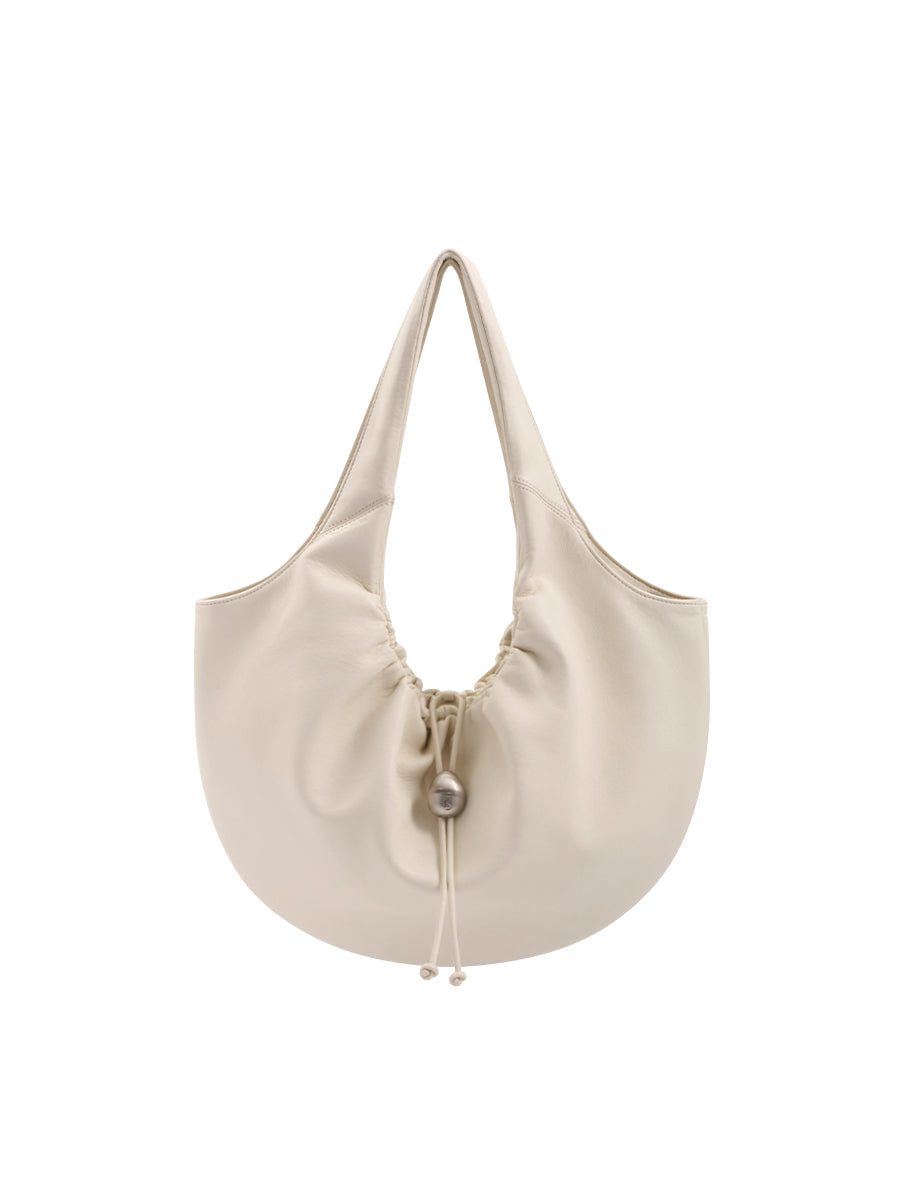 Cloud Hobo Shoulder Bag - White